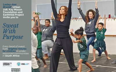 Hollywood Star Lesley-Ann Brandt Launches Sweat With Purpose Yoga Challenge to Empower South African Youth